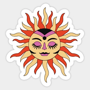 Sun Sticker